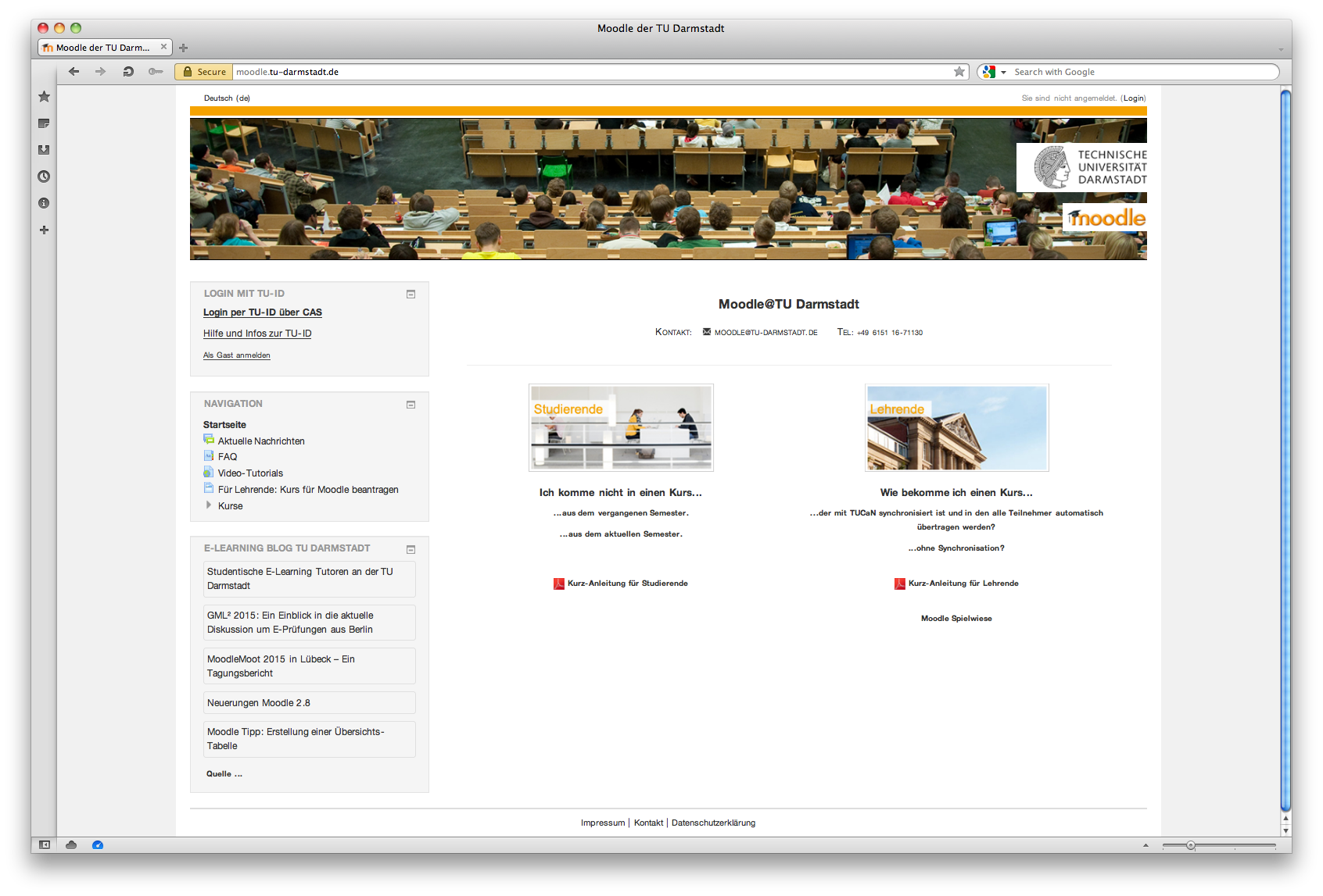 moodle tu darmstadt sprachenzentrum eth